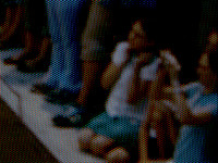 Digital Age III (Young Girl Kneeling, Watching)