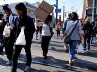 Crossing Dundas at Spadina (With Big Box)