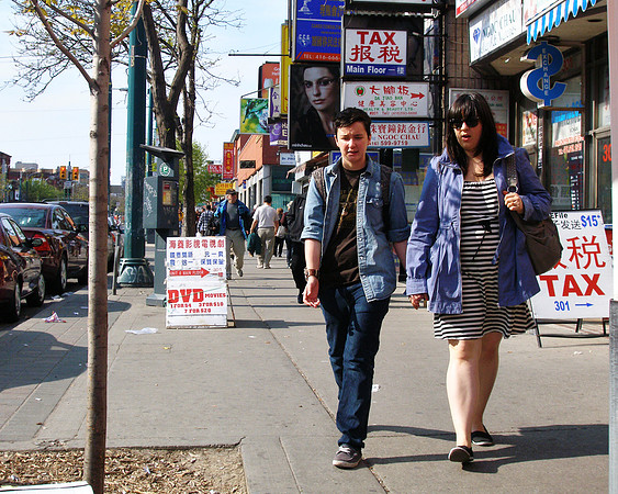 Holding Hands Along Spadina