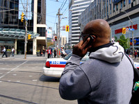 Waiting to Cross Bay at Dundas