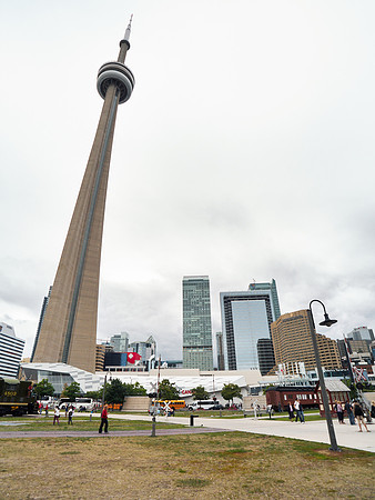 Roundhouse Park and CN Tower