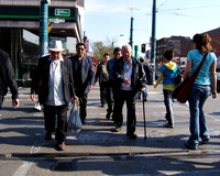 Crossing Dundas at Spadina (Carefully)