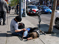 Lying Down Along Spadina