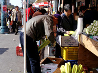 Vegetable Shopping in Chinatown