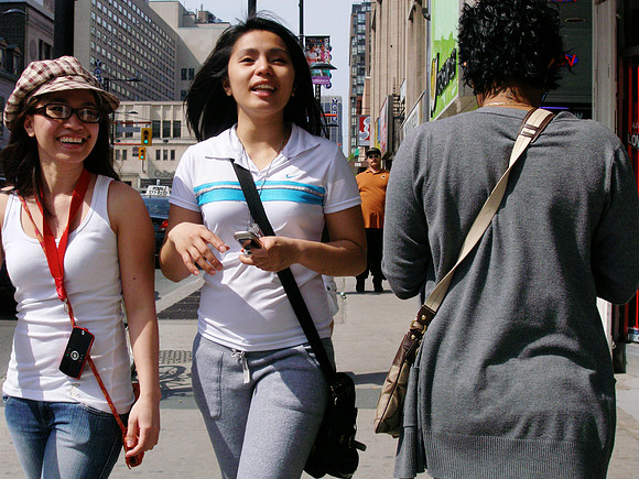 Laughs and Texts Along Yonge