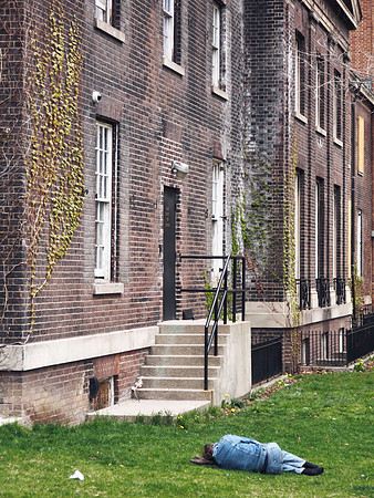 At the Doorstep of George Reid House